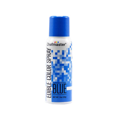 colorante para reposteria en spray azul