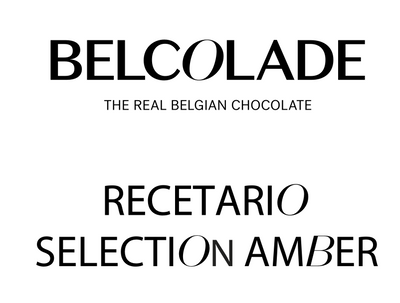 Recetario Amber, chocolate belga blanco caramelizado