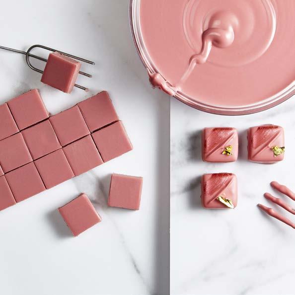 Relleno de ganache de Chocolate Ruby