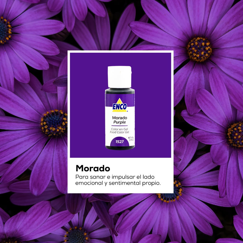 Colorante en gel Enco Morado