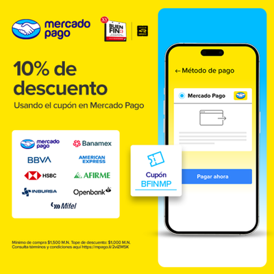 10% con Mercado Pago