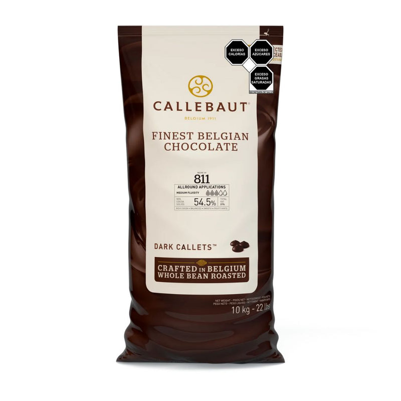 Chocolate semi-amargo 811 belga 54.5% cacao 10 kg