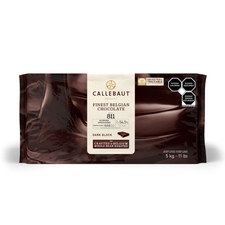 Chocolate semi-amargo 811 belga 54.5% cacao