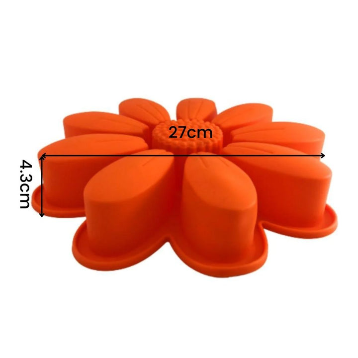 molde de silicon en forma de flor
