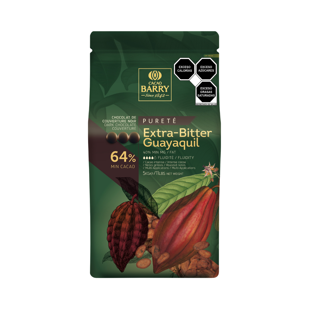 chocolate extra amargo guayaquil cacao barry