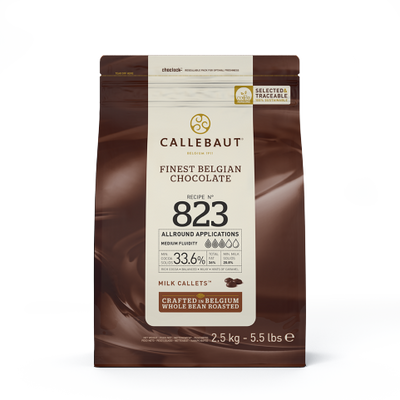 Chocolate con leche Belga 33.8% de cacao