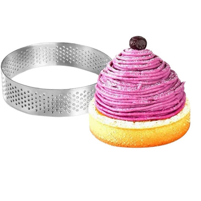 aro de tarta perforado circular