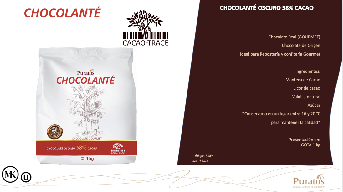 chocolate oscuro puratos