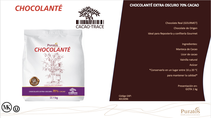 chocolate oscuro puratos