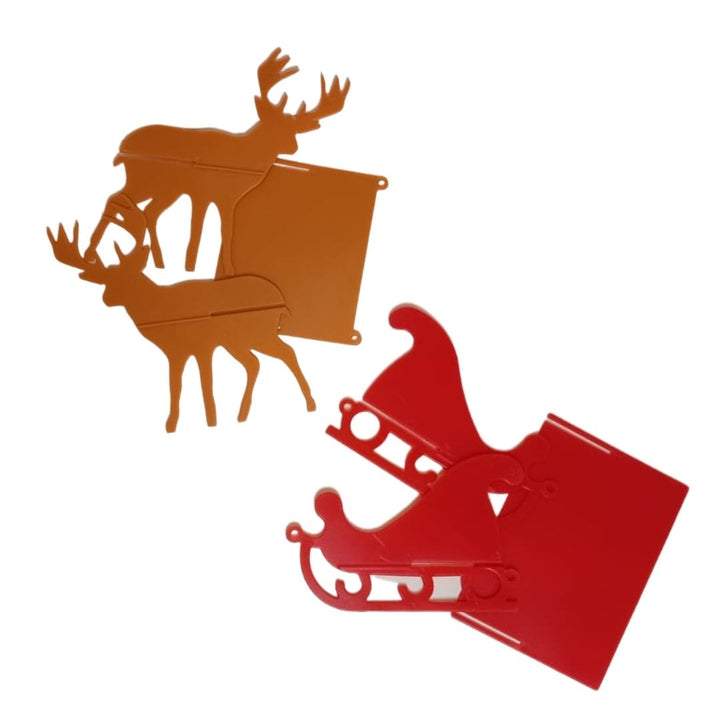 base para cupcakes trineo de santa