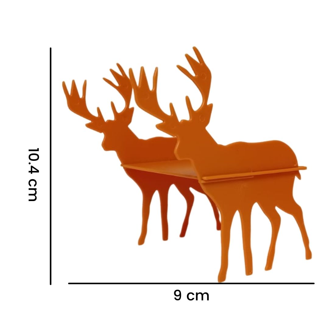 base para cupcakes trineo navideño