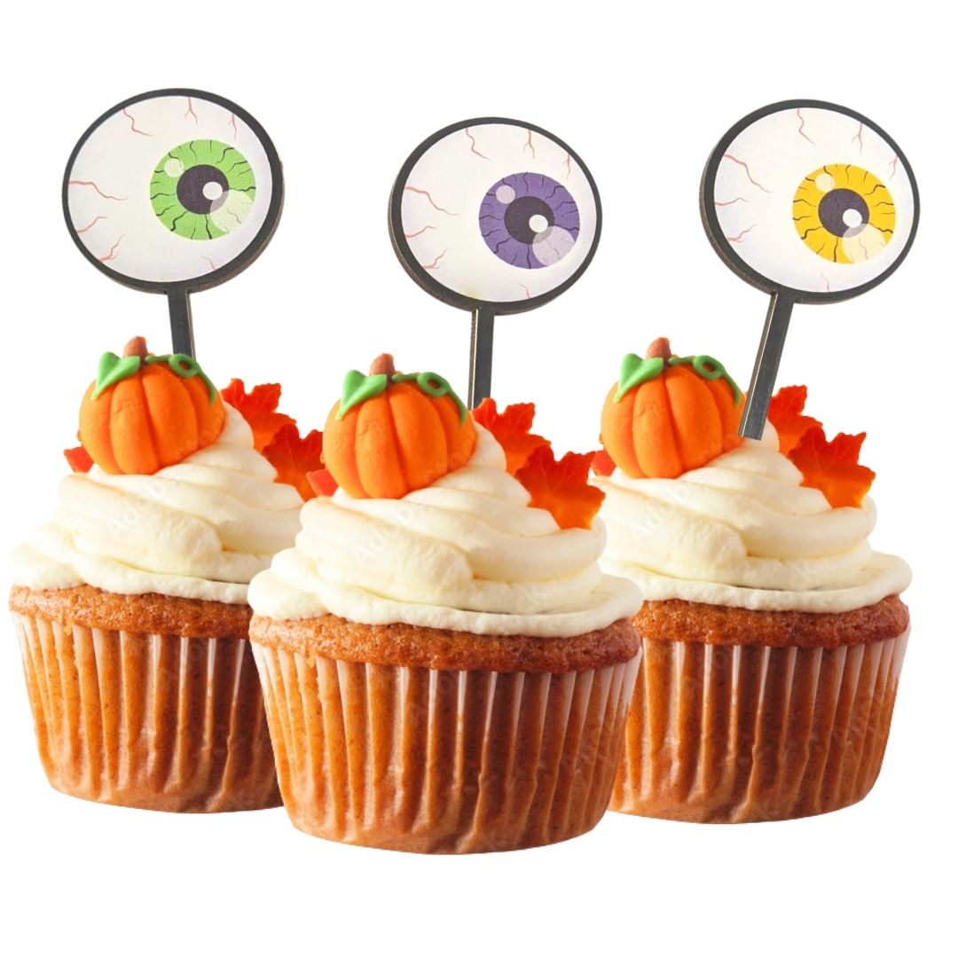 cake topper de cupcake para halloween