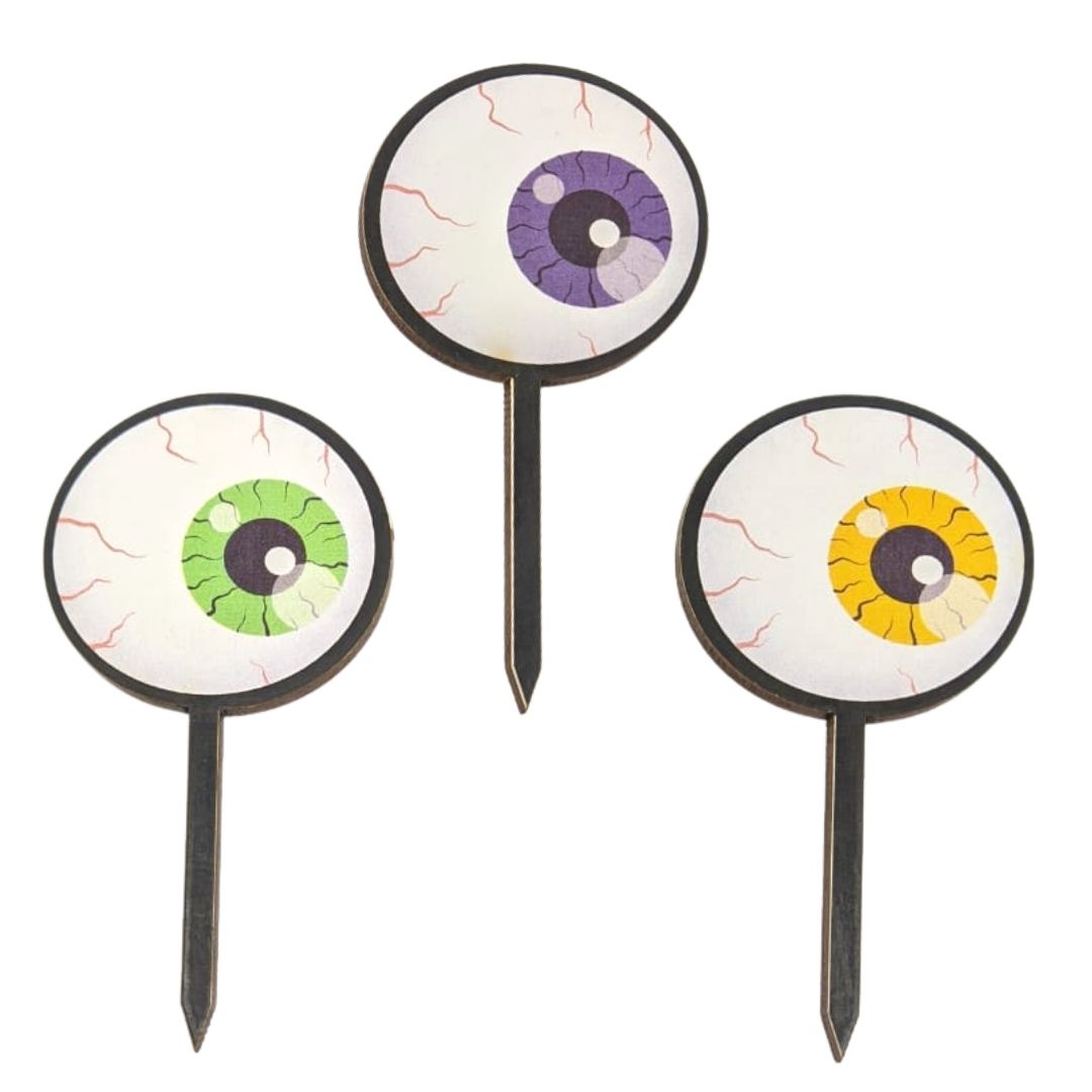 cake topper para cupcake ojo tenebroso