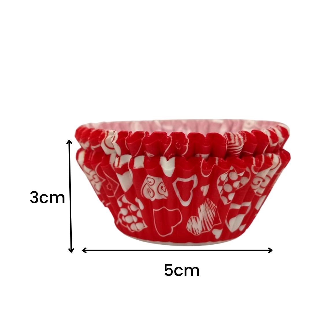 capacillo para cupcakes color rojo