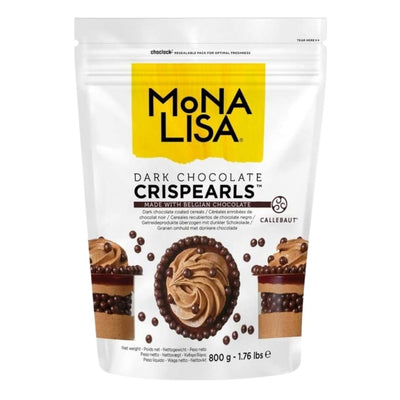 crispearls dark chocolate mona lisa