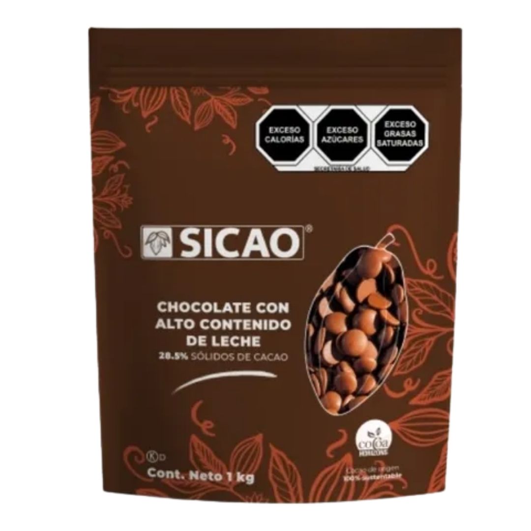chocolate con leche sicao 28.5 %