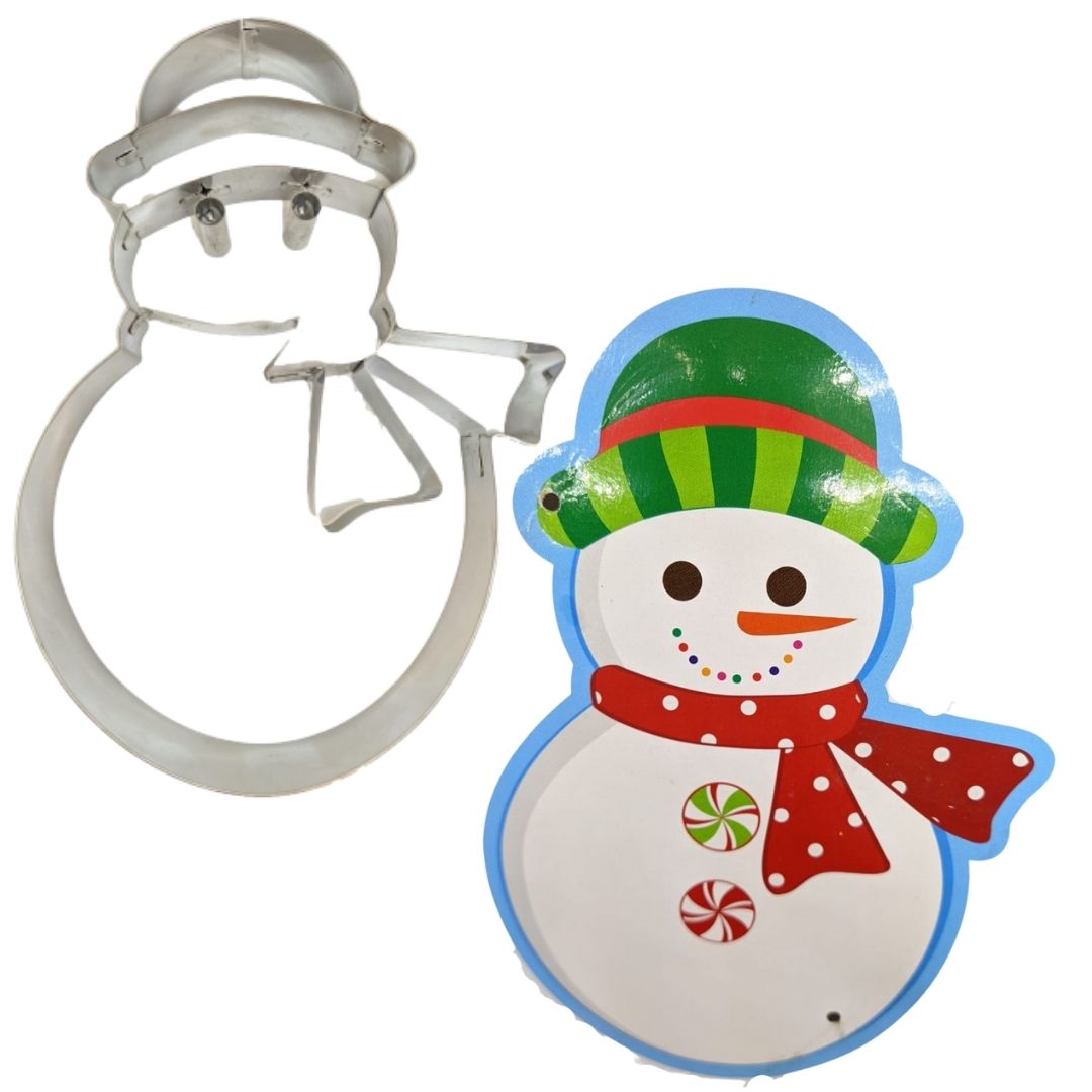 cortador de galletas muñeco de nieve