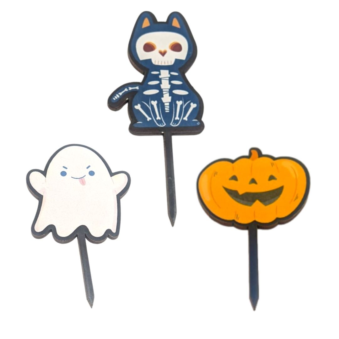 25pcs Halloween Cake Toppers I Put A Spell On You Cake Topper Set