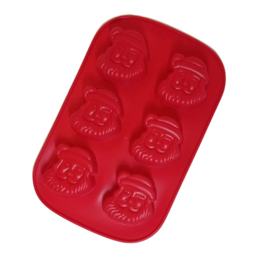 molde de silicon en forma de santa claus